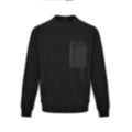 D-Ring Detail Monogram Sweatshirt - Black
