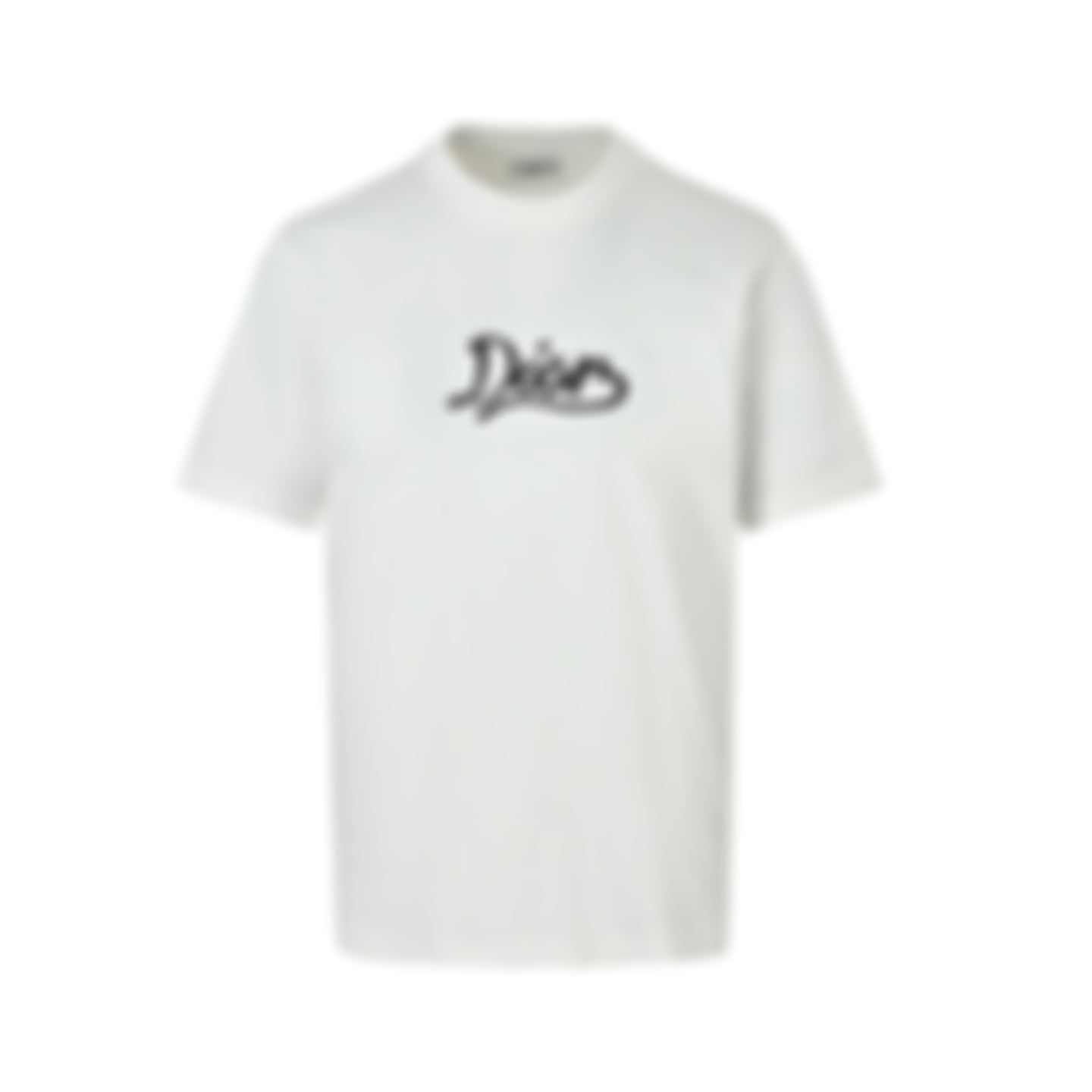 Embroidered Script Logo T-Shirt | White