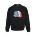 Tricolor Shadow Logo Crewneck Sweatshirt
