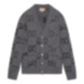 Brushed GG Jacquard Knit Cardigan