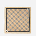 Checked Silk Scarf