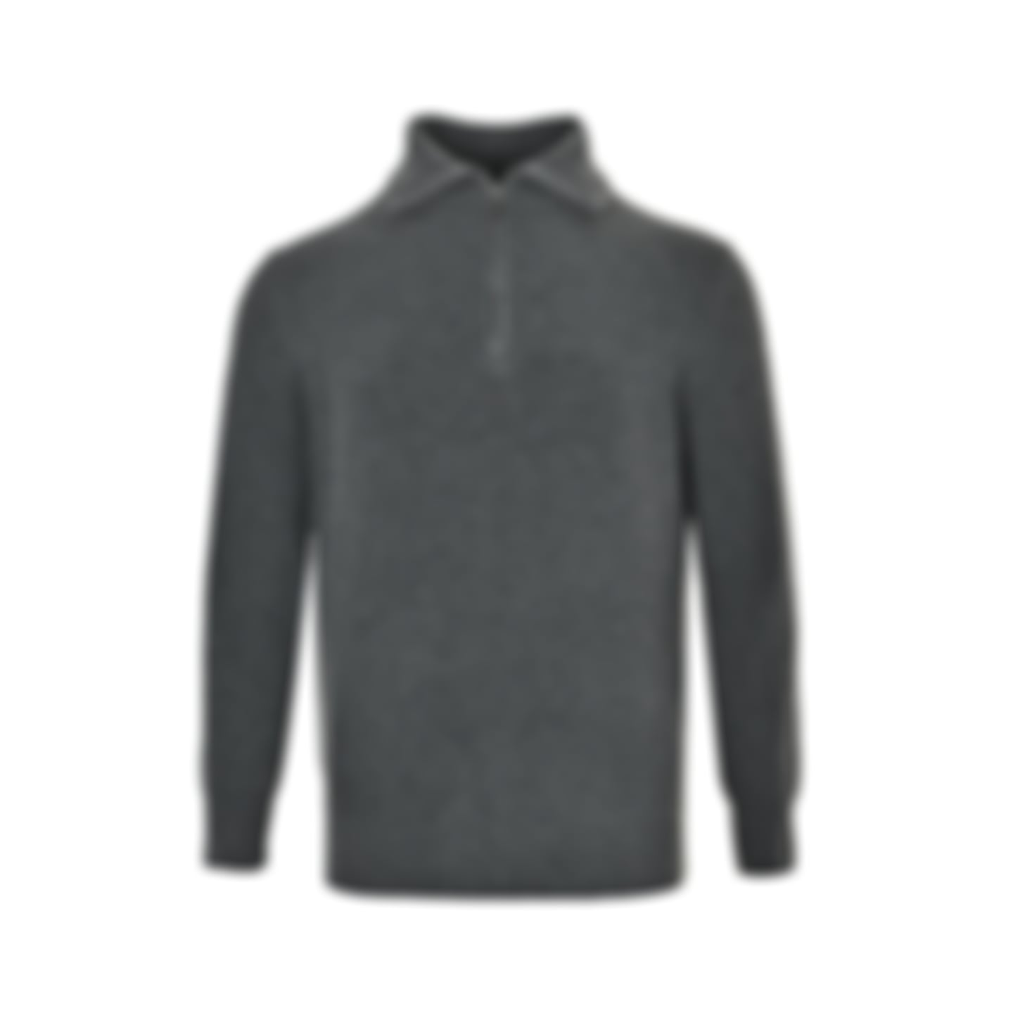 Ribbed Quarter-Zip Knit Sweater
