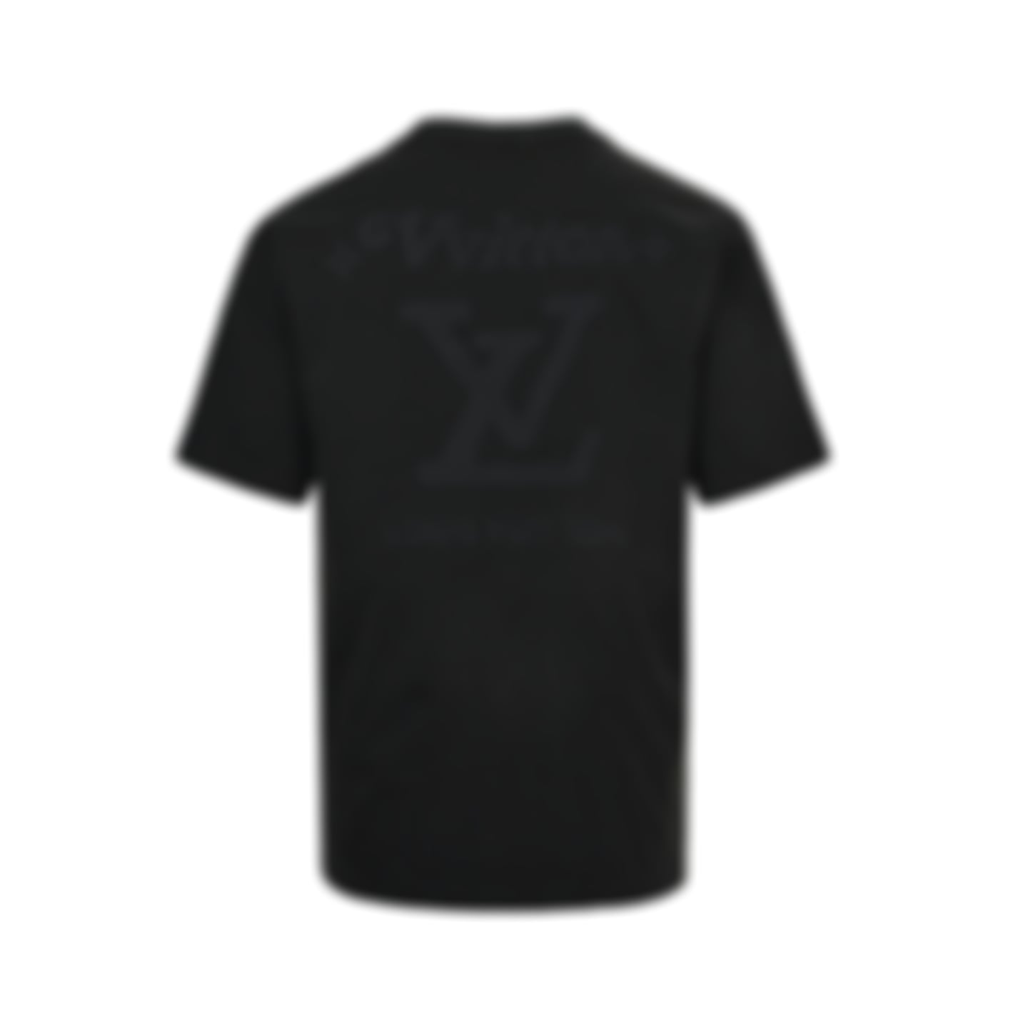 Textured Logo T-Shirt - Black