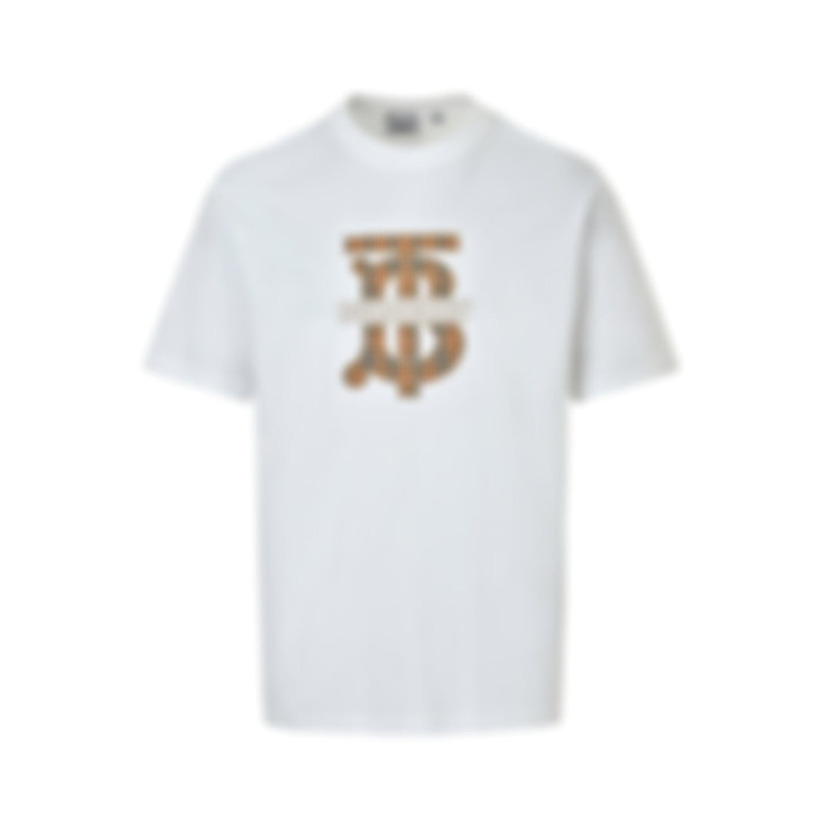 Vintage Check TB Monogram T-Shirt | White