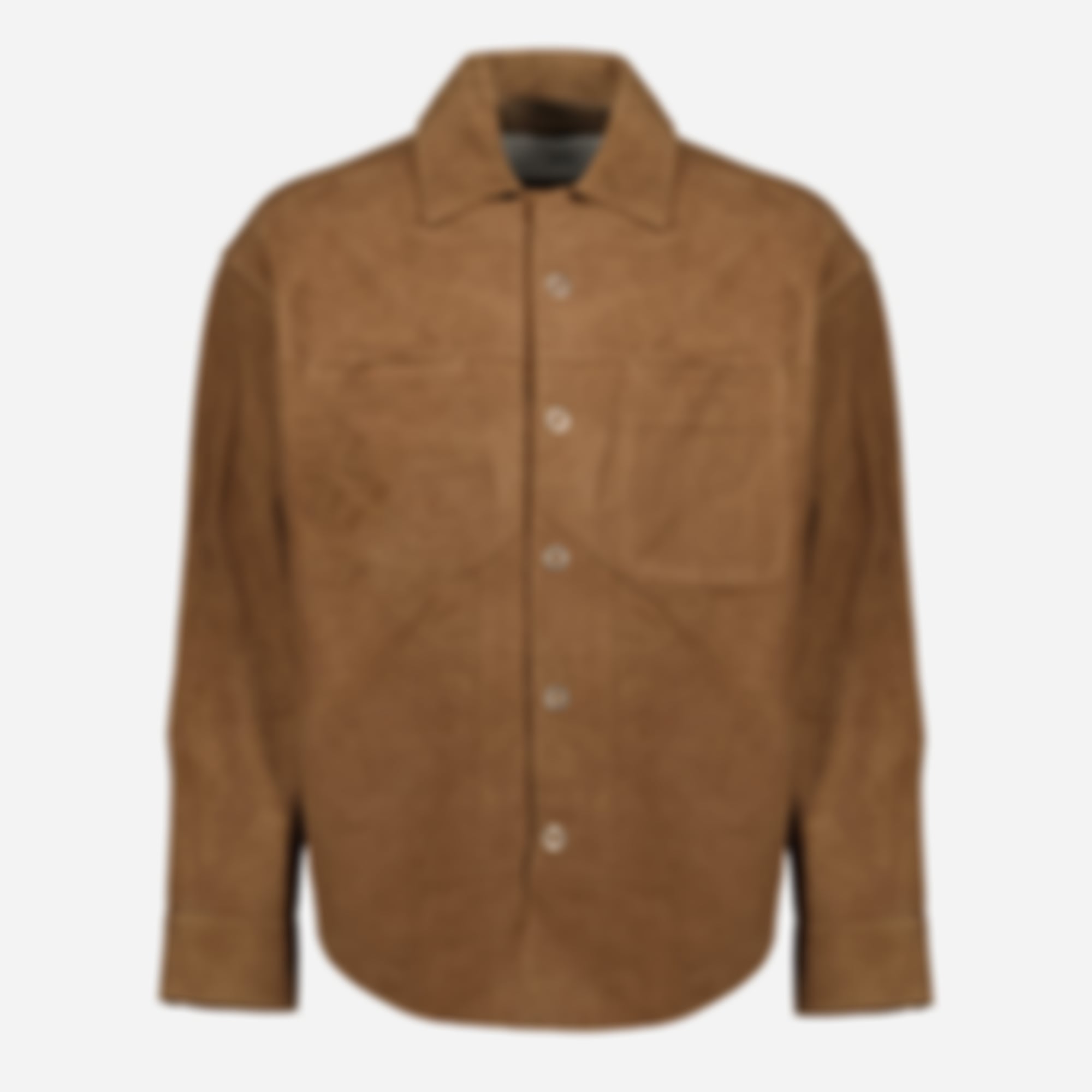 Leather Shirt Jacket