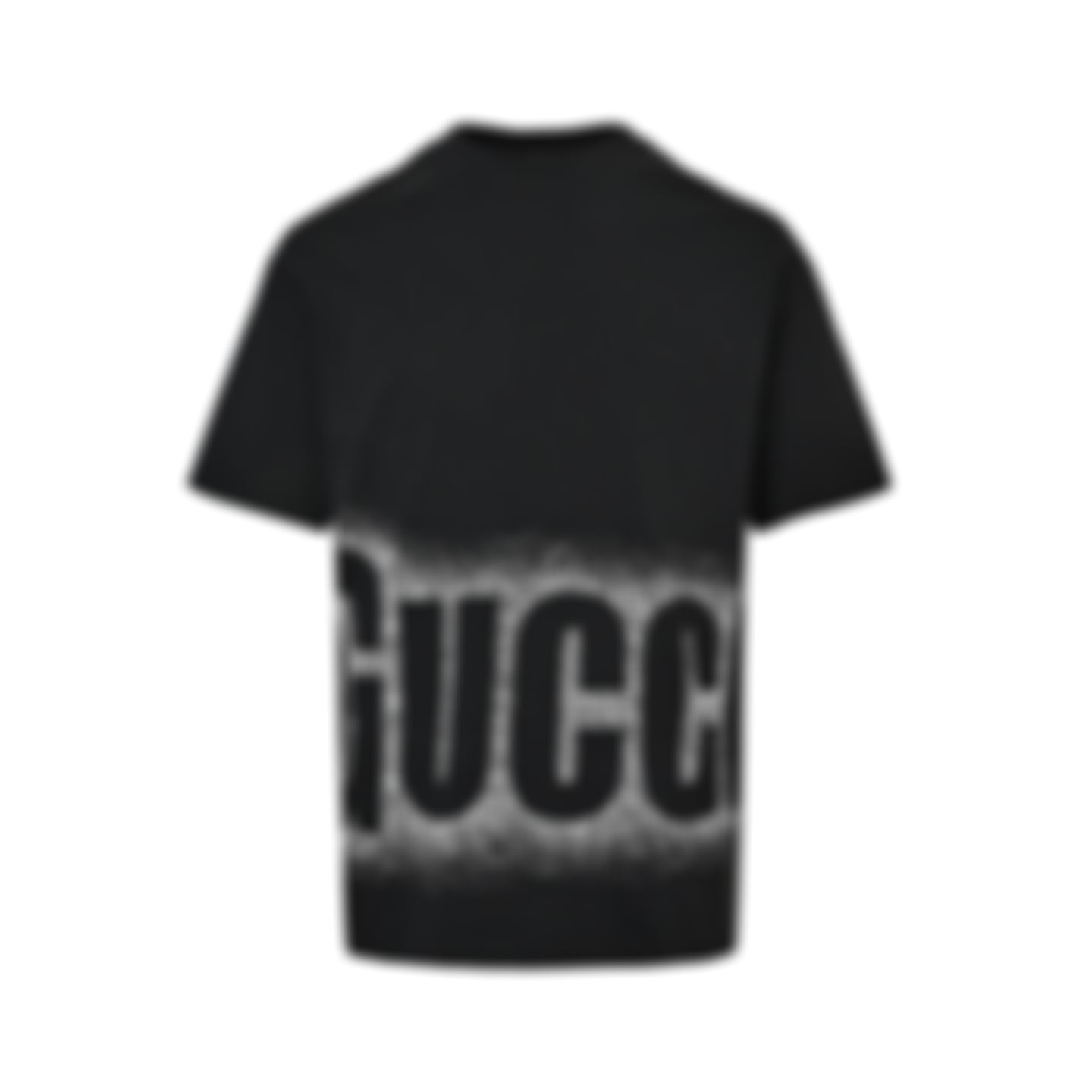 Wraparound Spray Logo T-Shirt | Black