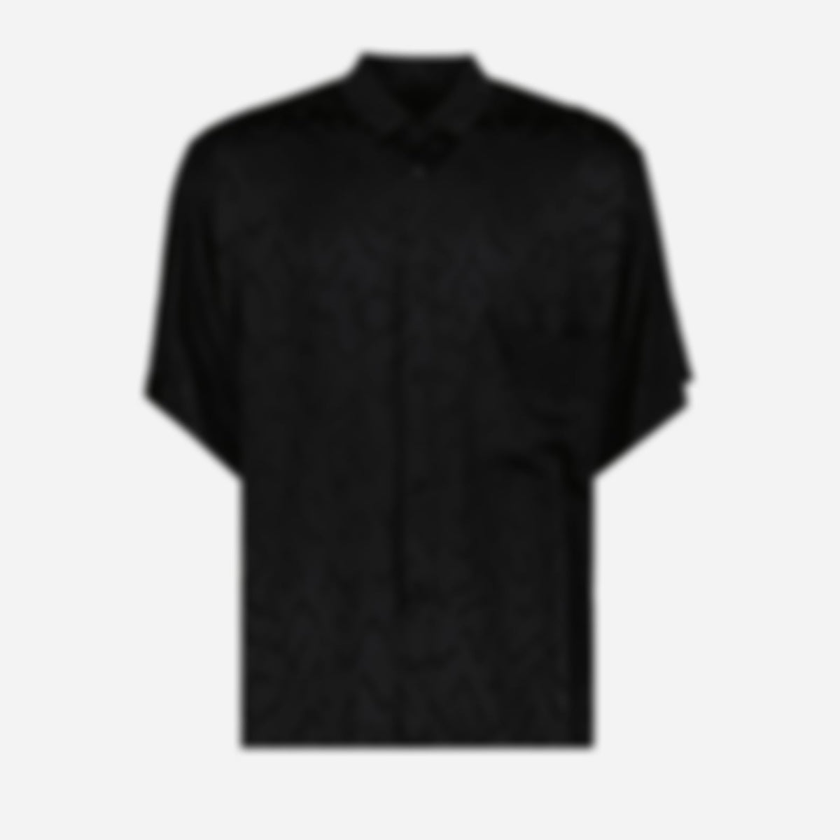 Oversized silk shirt