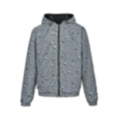 Reversible Houndstooth Monogram Windbreaker