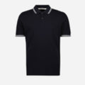 Striped Trim Polo