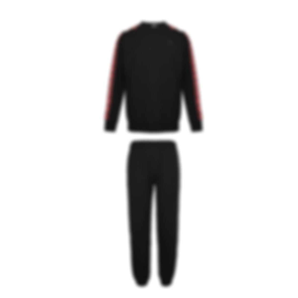 Check-Stripe Cotton Tracksuit