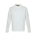 Embossed Logo Long-Sleeve T-Shirt - White