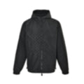 Reversible Shadow Monogram Windbreaker Black