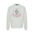 Sketch Logo Cotton Jersey Crewneck | White