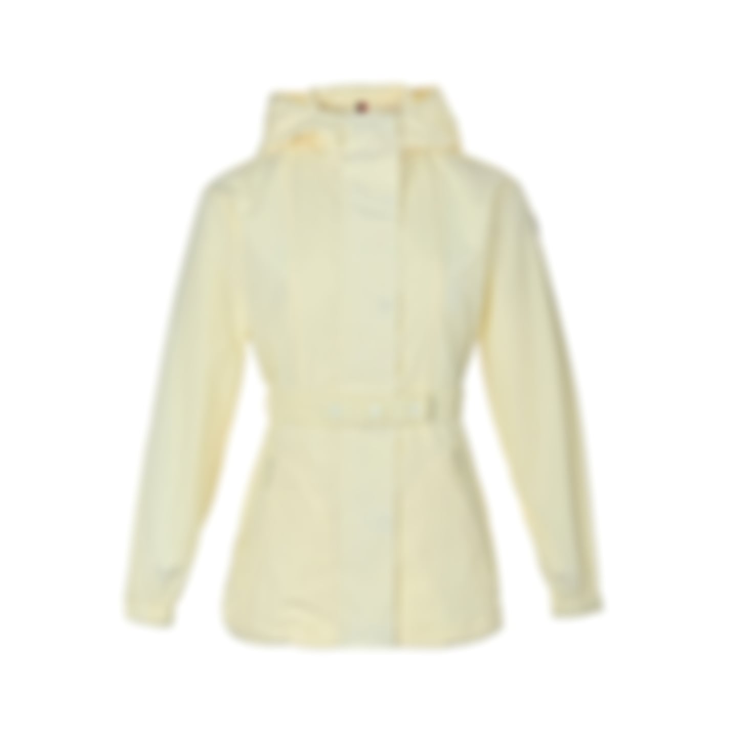 Cream Belted Windbreaker