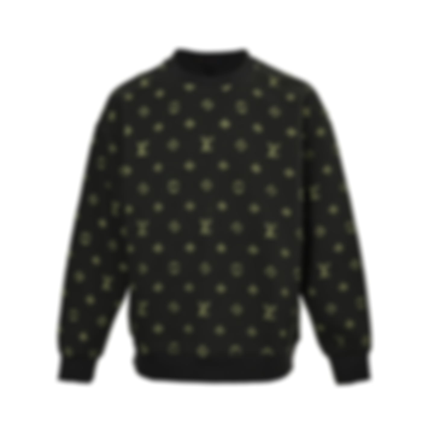 Textured Monogram Crewneck Sweatshirt