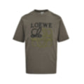 Two-Tone Anagram T-Shirt - Khaki Green