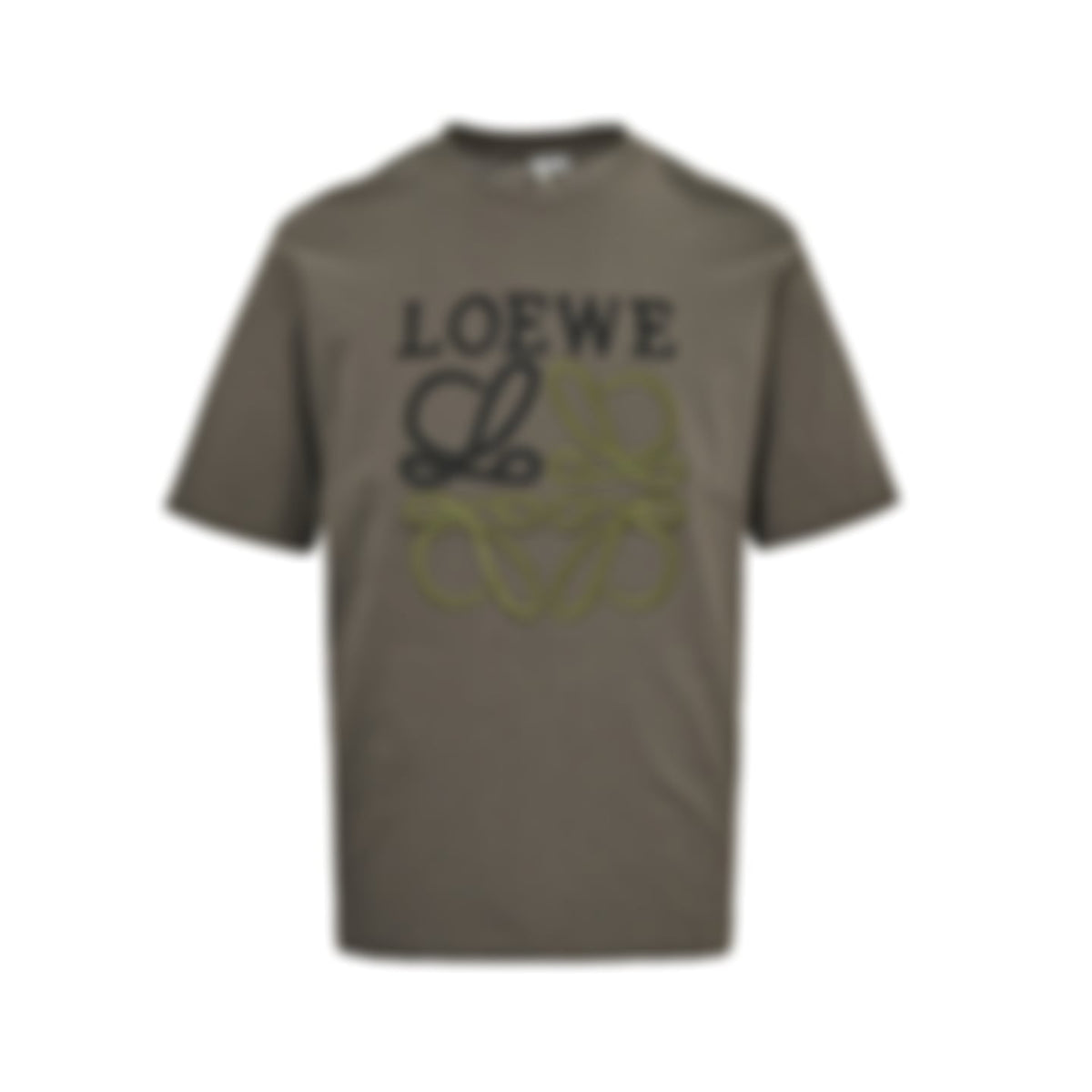 Two-Tone Anagram T-Shirt - Khaki Green