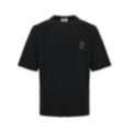 Lambskin Horse Cutout H Logo T-Shirt