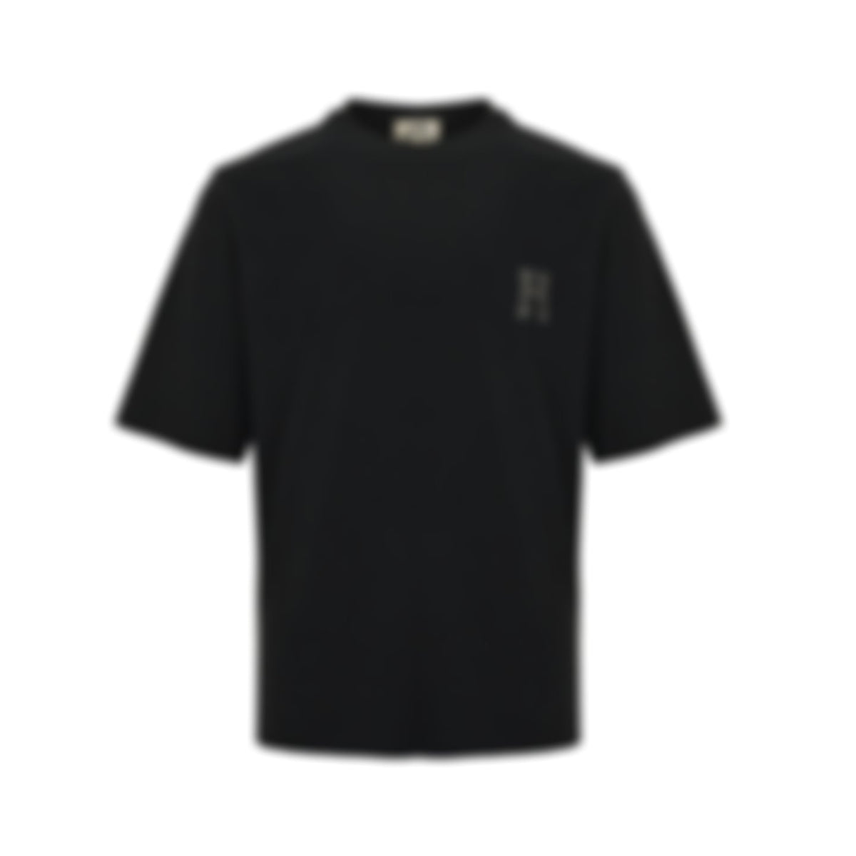 Lambskin Horse Cutout H Logo T-Shirt