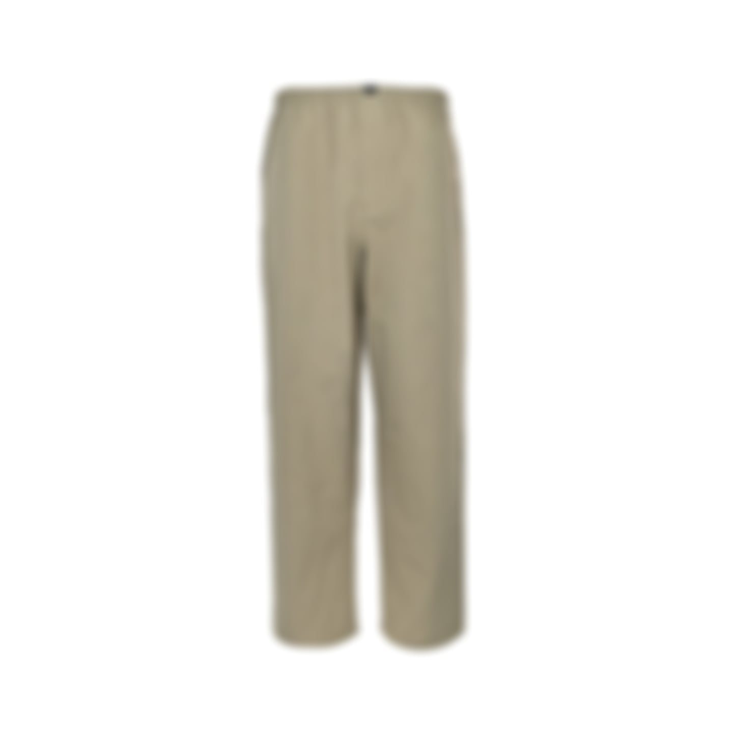 Cotton Twill Elasticated Trousers - Beige