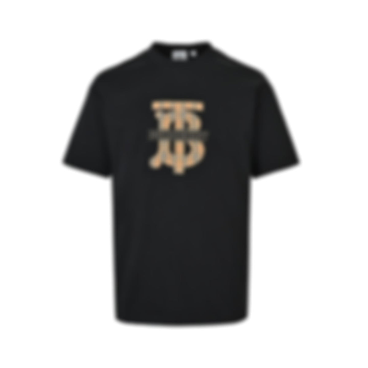 Vintage Check TB Monogram T-Shirt | Black