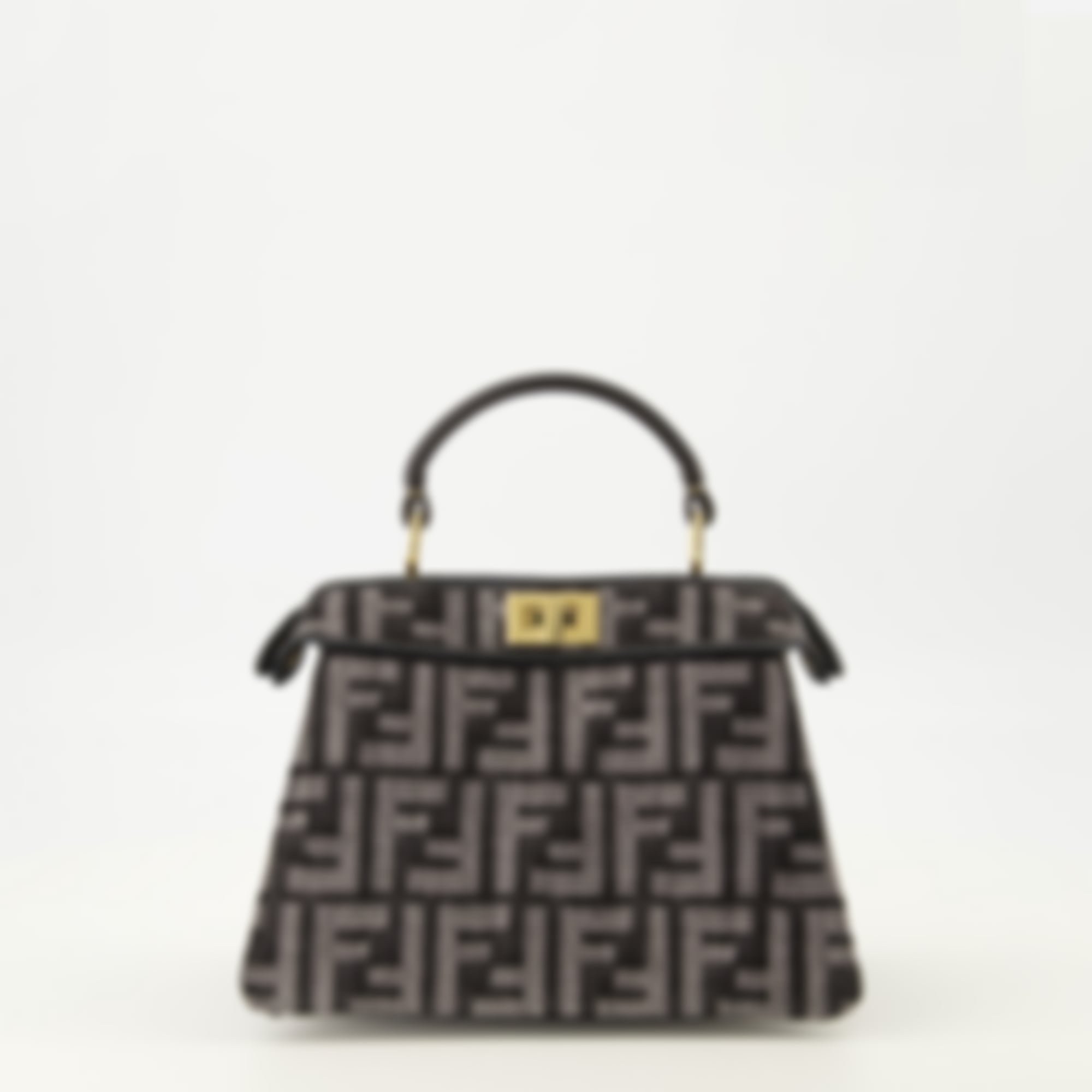 Peekabbo Nano Bag in FF Denim