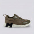 Bouncing Sneakers - Khaki & Brown Suede