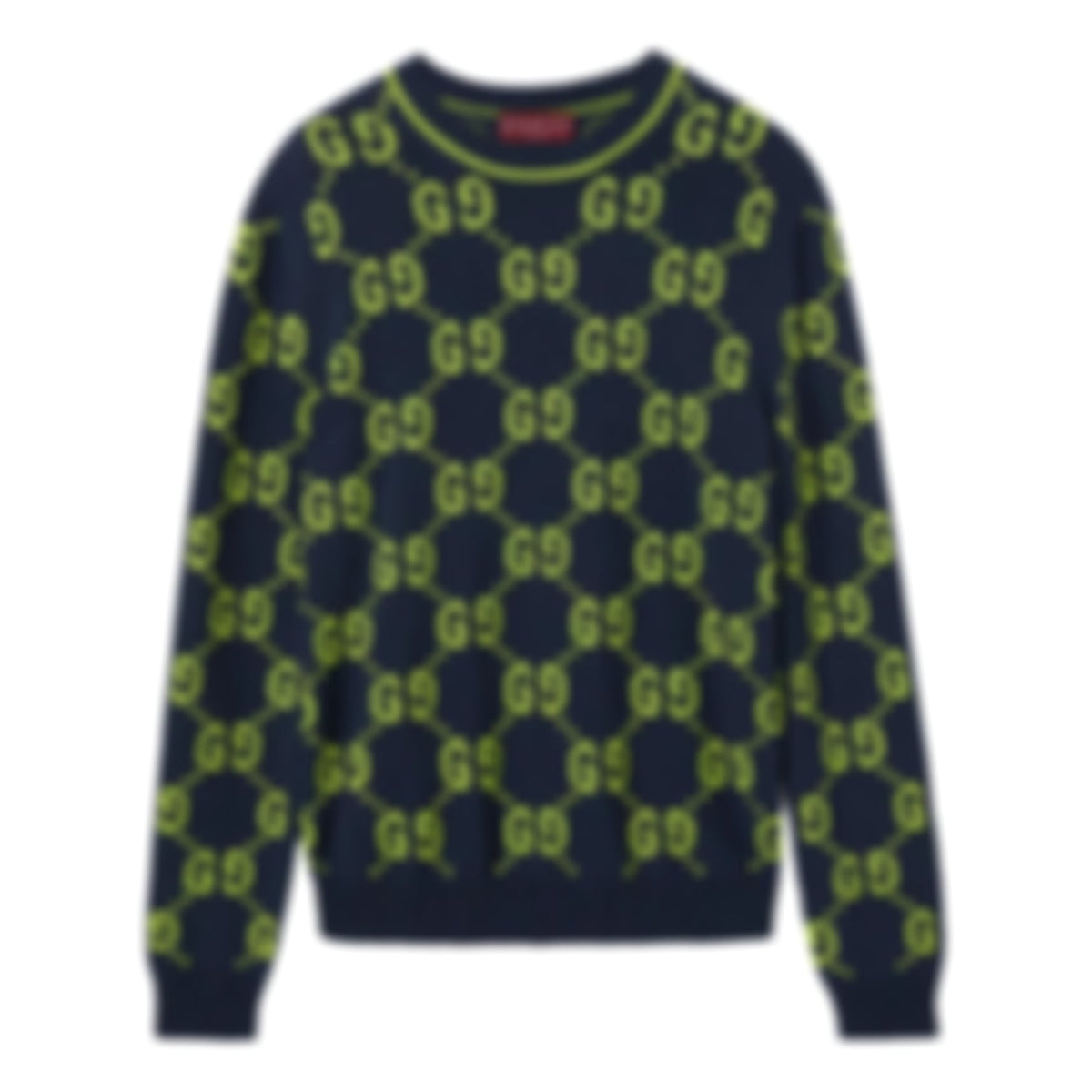 GG Jacquard Knit Crewneck Sweater