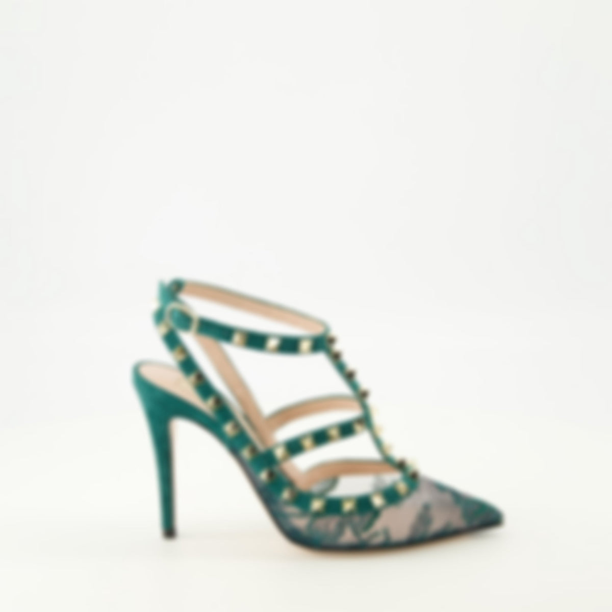 Rockstud Lace Pumps