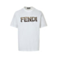 Embroidered Dripping Logo T-Shirt - White