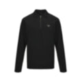 Triangle Logo Quarter-Zip Long-Sleeve Polo