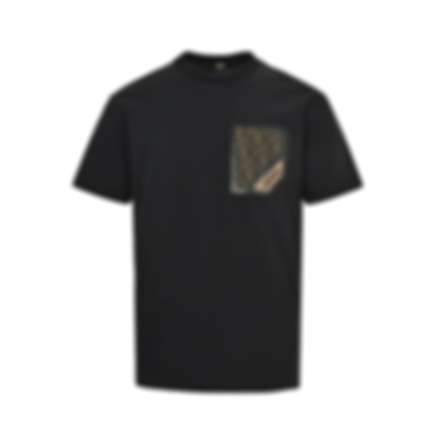 FF Monogram Pocket T-Shirt - Black