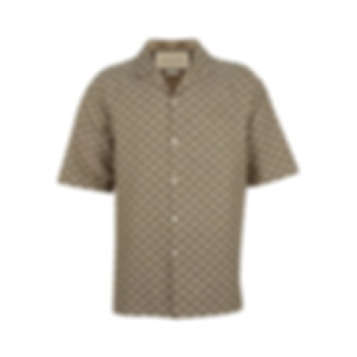 Classic GG Monogram Short-Sleeve Shirt