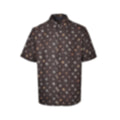 Botanical Monogram Short-Sleeve Shirt - Brown