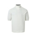 Mock Neck Logo Knit T-Shirt