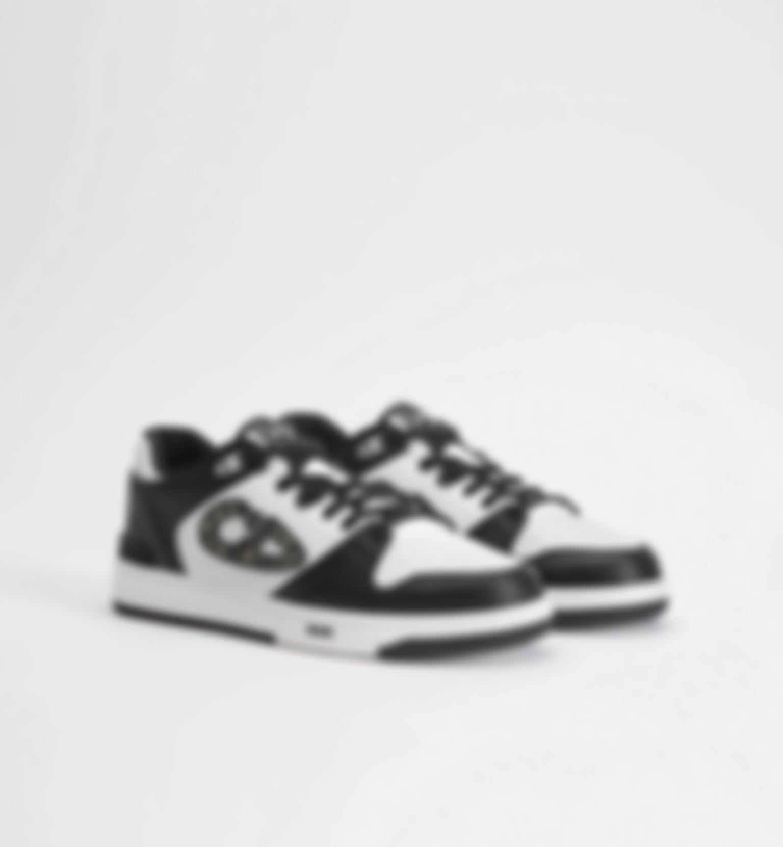 B57 Low-Top Sneakers | Black & White