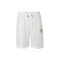 Embroidered Equestrian Knight Shorts | White