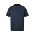 Minimalist Embroidered T-Shirt - Navy