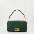 Dark Green Baguette Bag