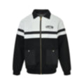 Mesh Zip Jacket | Black & White