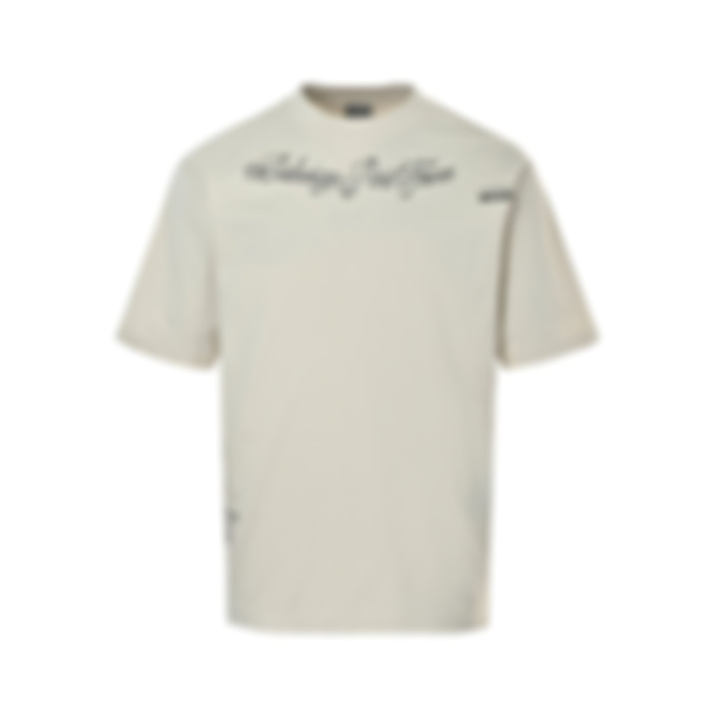 Graphic Script T-Shirt - Light Beige