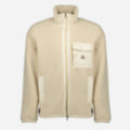 Beige Teddy Zip-Up Jacket