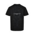 Inverted Logo & Celestial Graphic T-Shirt | Black