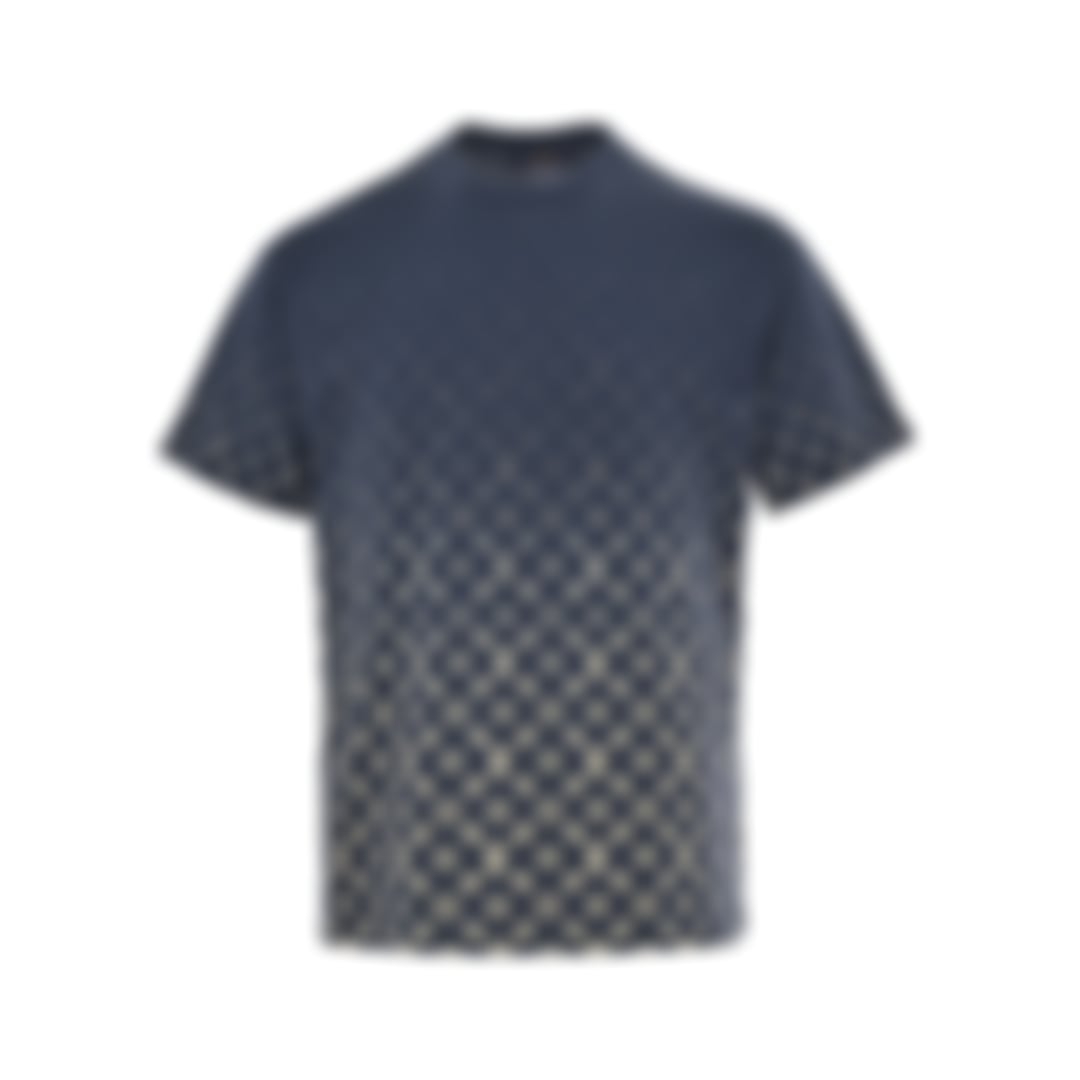 Gradient Monogram T-Shirt | Navy Blue