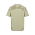Check Script T-Shirt - Khaki