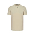 Textured Triangle Logo T-Shirt | Beige