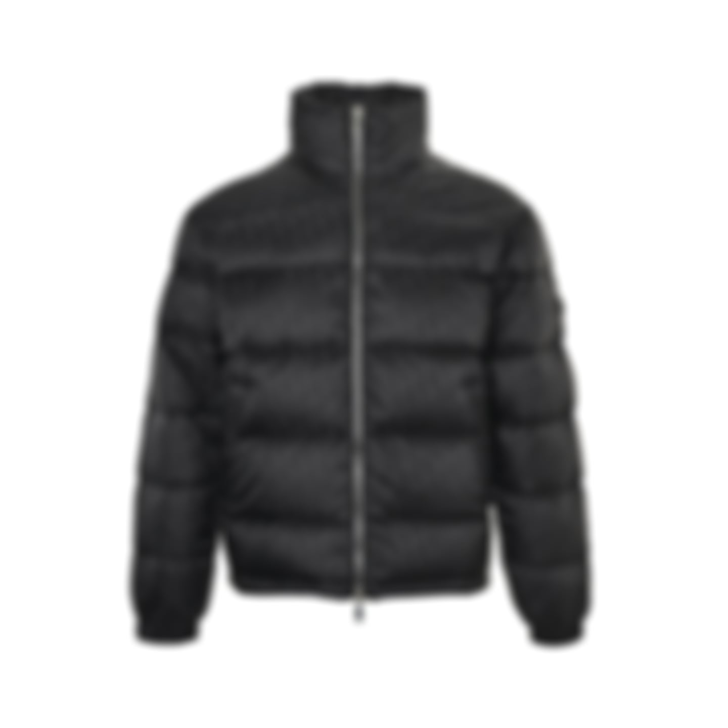 Oblique Tonal Jacquard Puffer