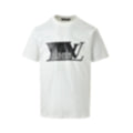 Carbon Fiber LV Logo T-Shirt - White