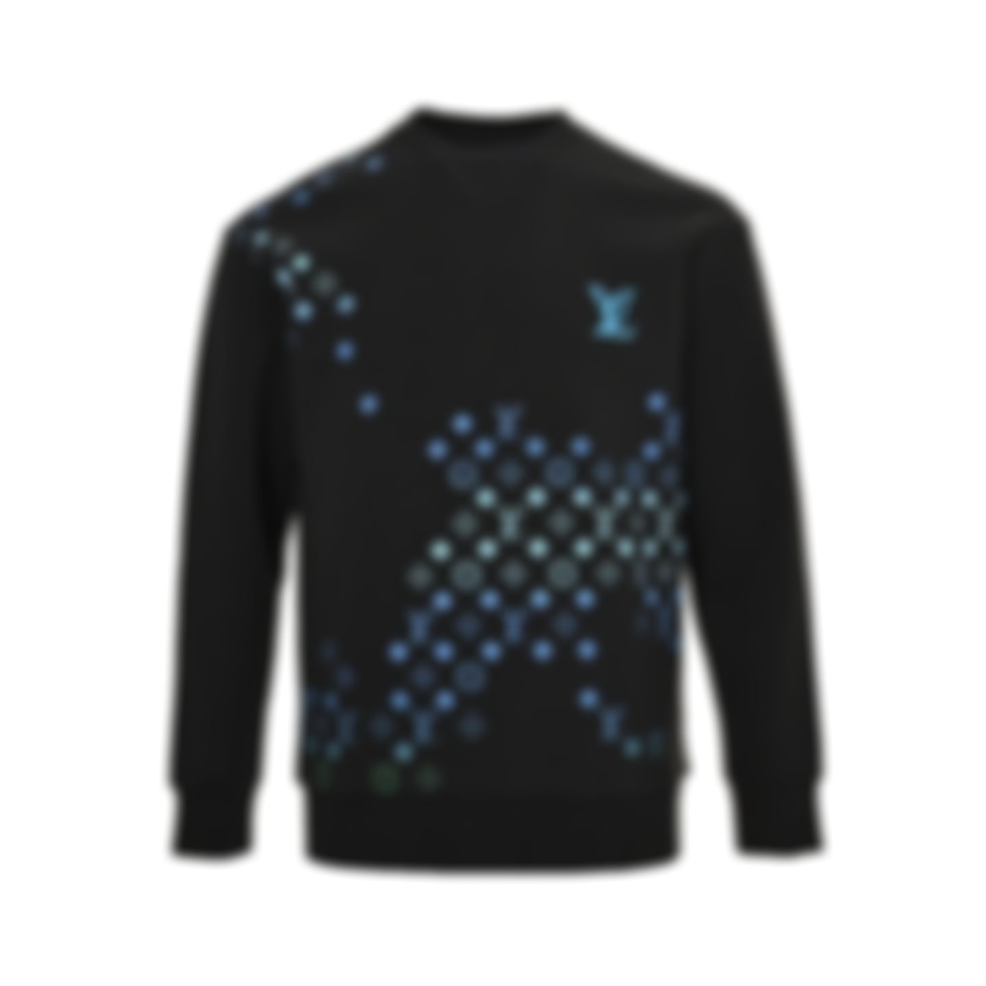 Gradient Monogram Cotton Sweatshirt
