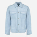 Blue Leather Jacket